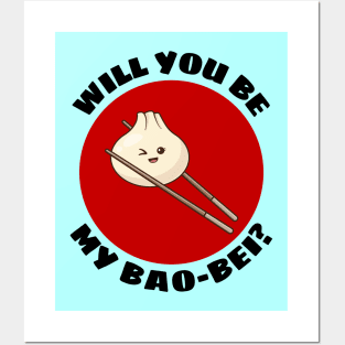 Will You Be My Bao Bei | Dumpling Pun Posters and Art